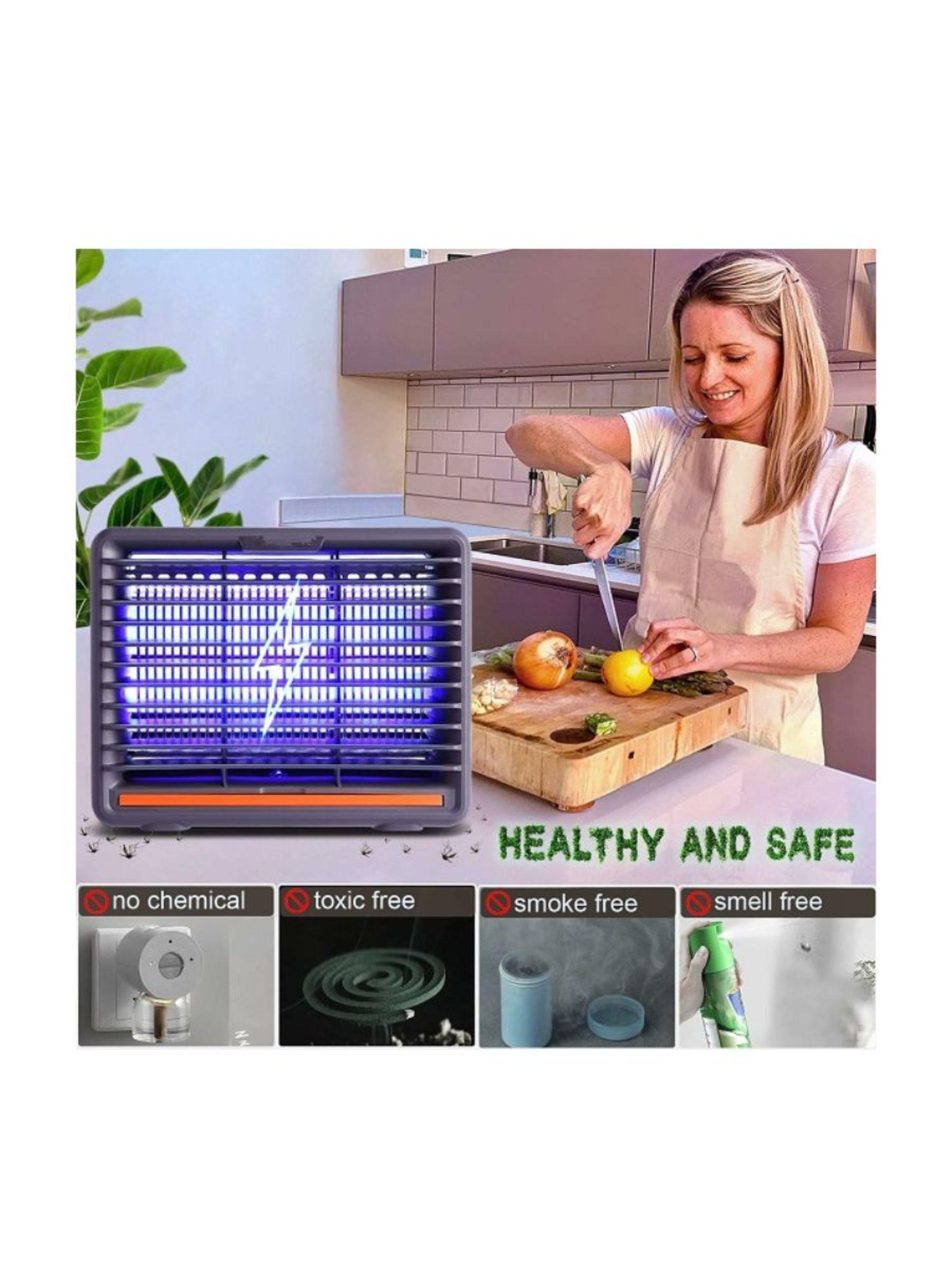 Lámpara Mata Mosquitos e Insectos Con Luz Ultravioleta 8W-3