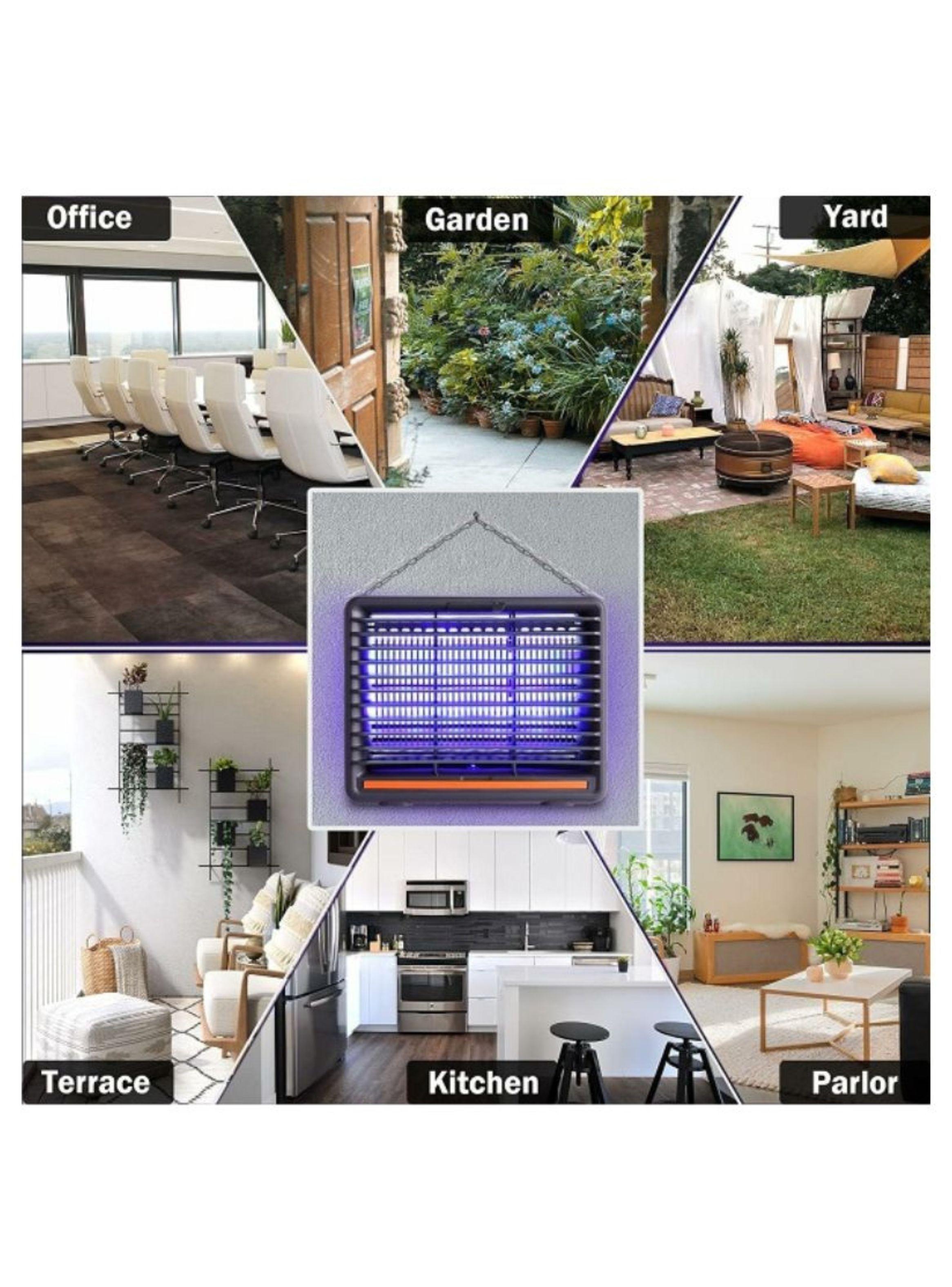 Lámpara Mata Mosquitos e Insectos Con Luz Ultravioleta 8W-5