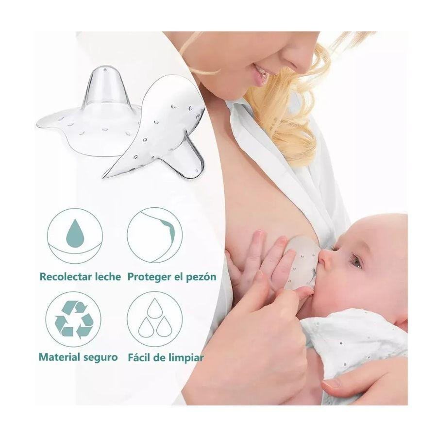 Protector De Pezon Para Lactancia Con Estuche-5