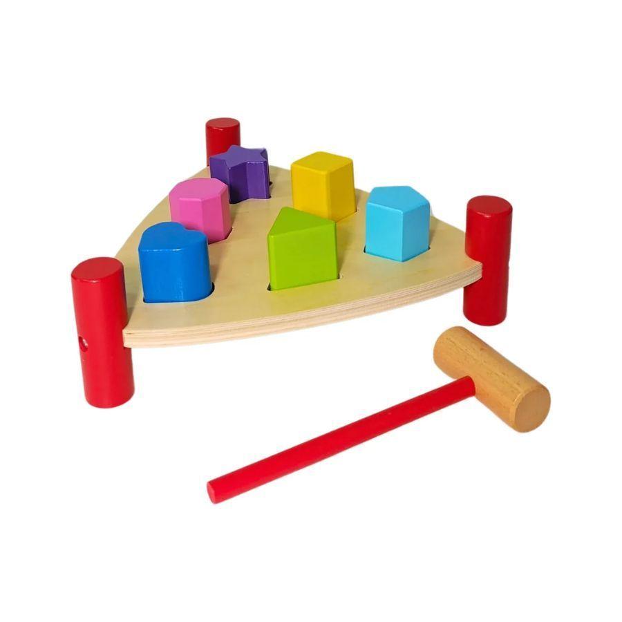 Juguete de Encaje Martillo De Figuras Geométricas-5