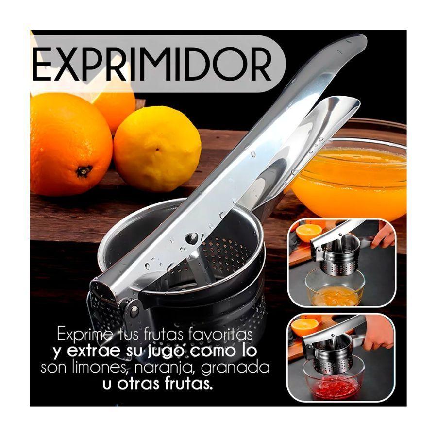 Machacador Prensa Aplastador De Papas Puré Acero Inoxidable-4