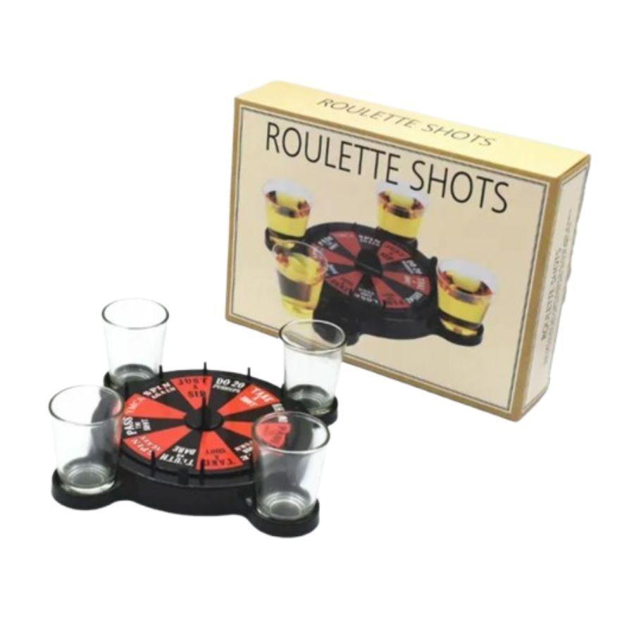 Juego De Mesa Para Tomar 4 Vasos Ruleta Rusa Shots -6