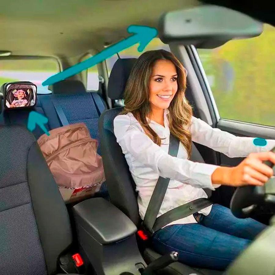 Espejo Ajustable De Seguridad Para Bebé-4