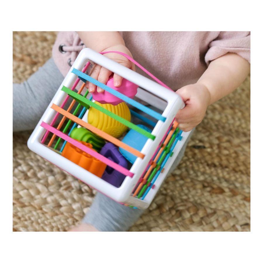 Juego Didáctico Cubo Sensorial Bebé Estimulación Temprana 6 Piezas-2