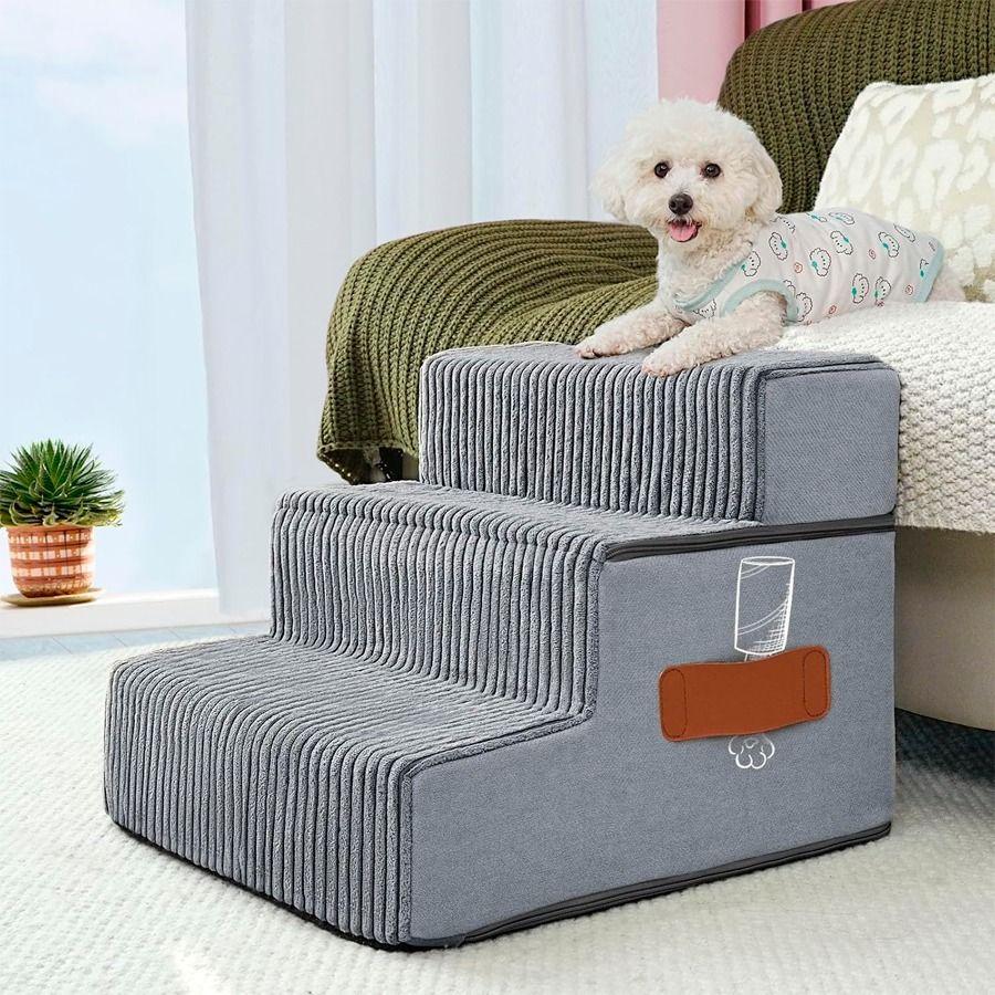 Escalera Para Perros 3 Escalones 34x38x50-4