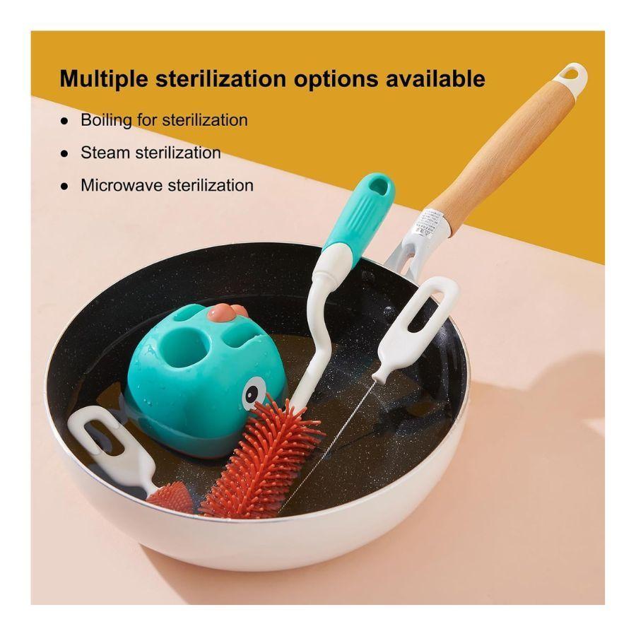 Juego De Limpieza De Biberones Silicona 3 En 1 -1