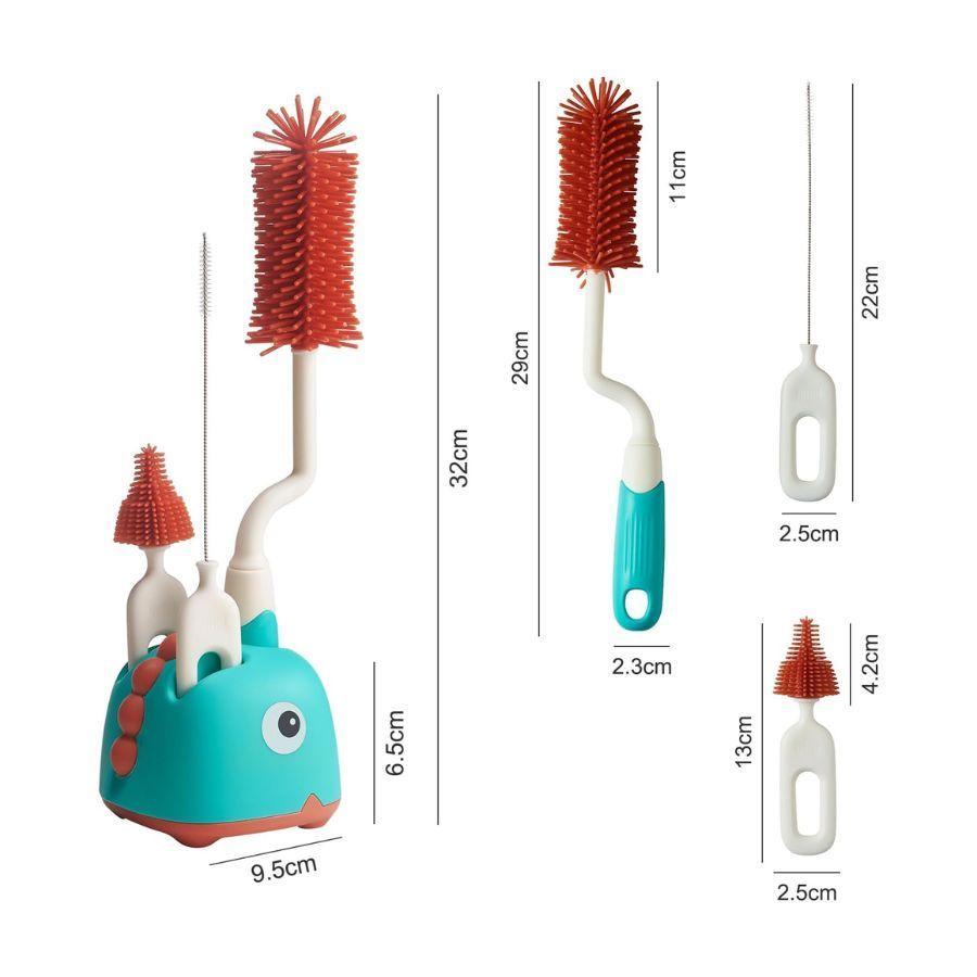 Juego De Limpieza De Biberones Silicona 3 En 1 -4