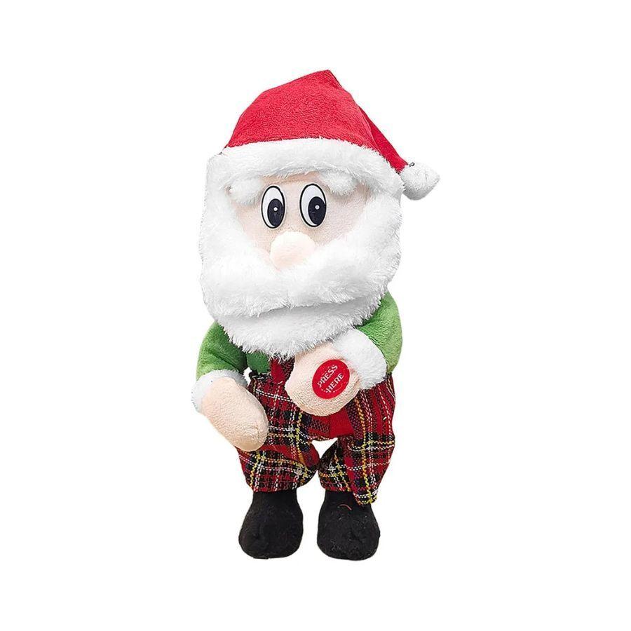 Papa Noel Canta Y Baila Al Ritmo Musical Decoración Navideña-0