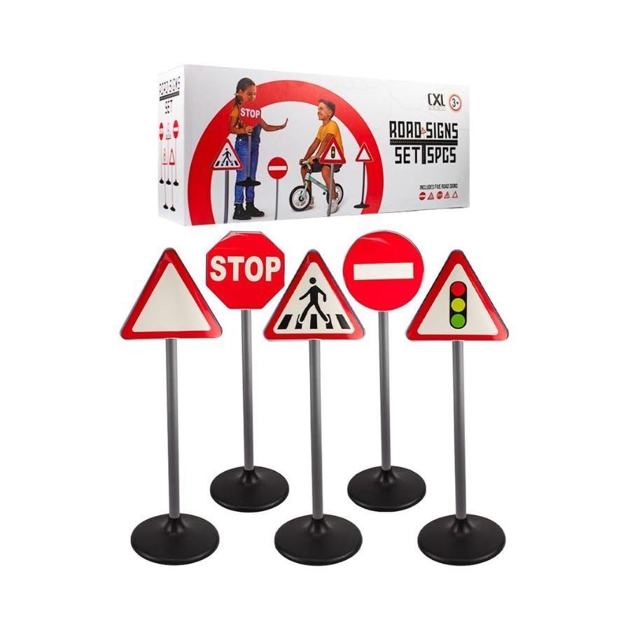 Señales De Tráfico 5 Piezas Para Niños 70 cm-2