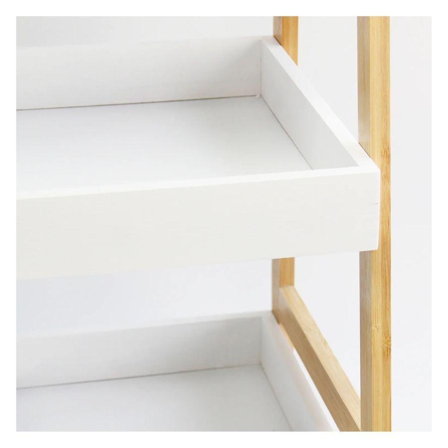 Mueble Estante Bambú Y MDF 4 Estantes-2