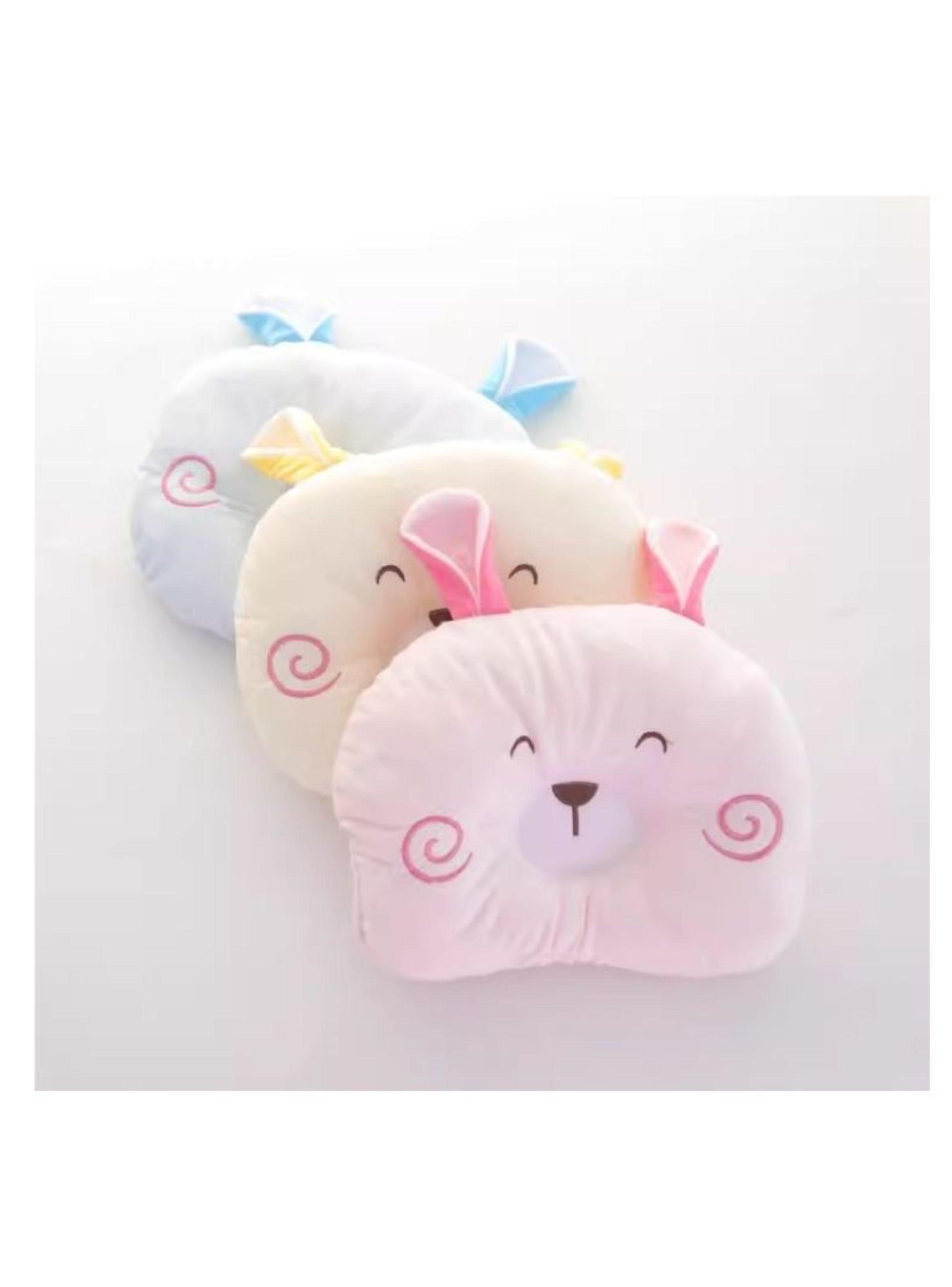 Cojin Almohada Reposa Cabeza Bebe Niños Rosa-2