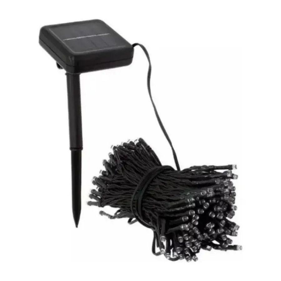 Luces Guirnalda Solar 10 Metros 100 Led Multicolor Navidad-3