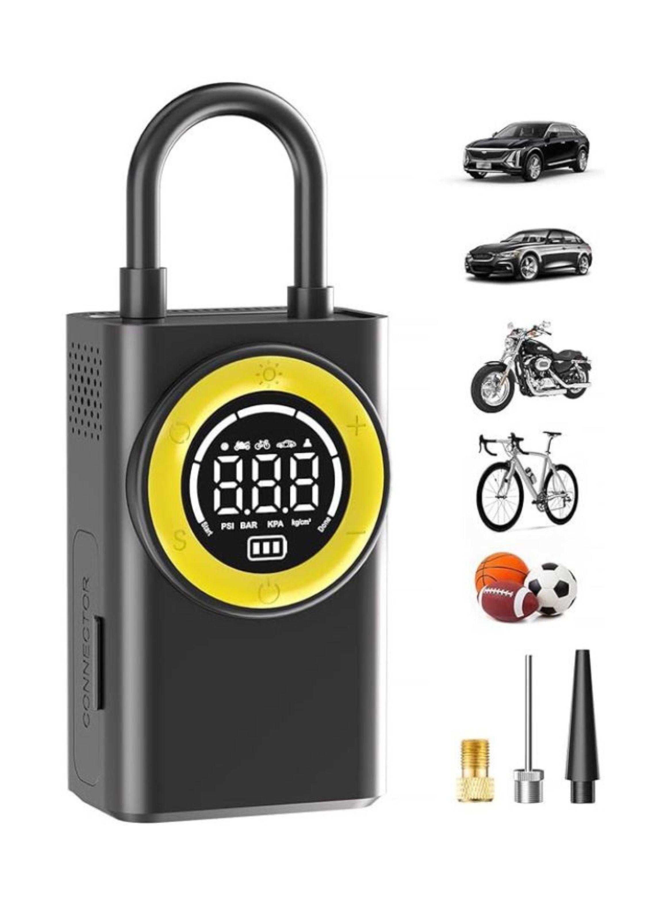 Compresor de Aire Portátil para Neumáticos Inalambrico  150PSI-3