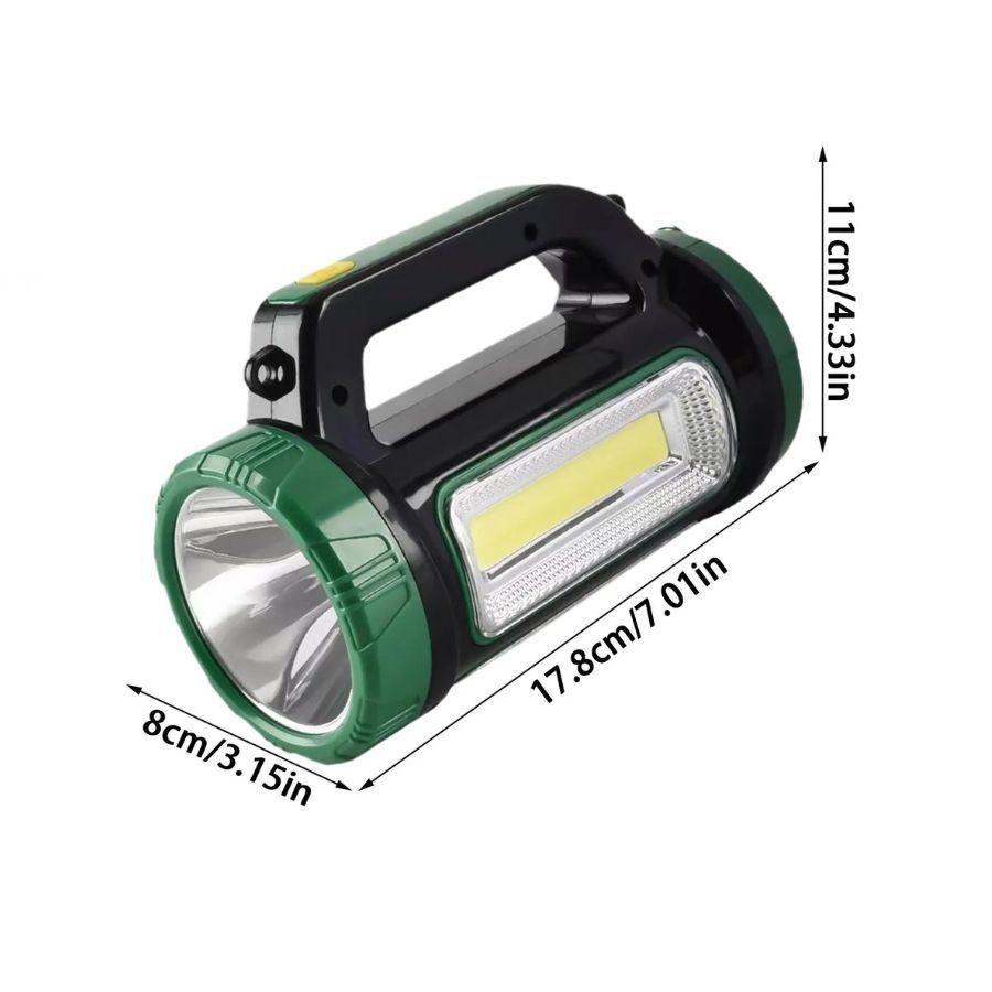 Linterna LED Solar Multifunción Recargable -3