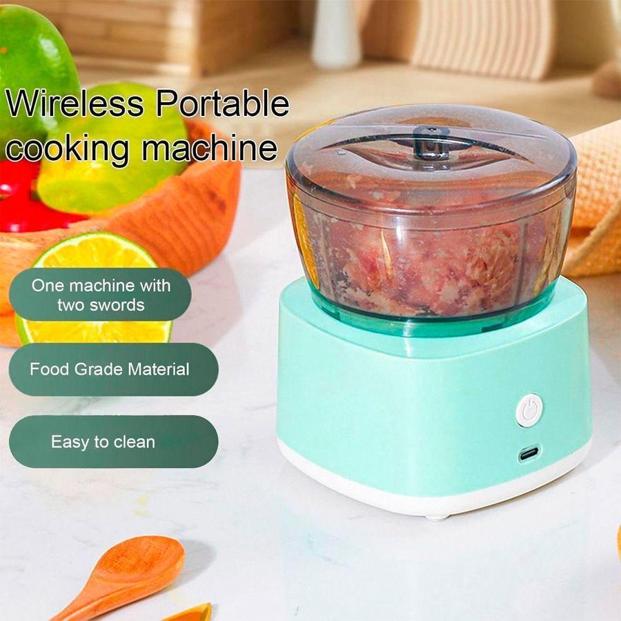 Mini Procesadora De Alimentos Portátil Carga Usb-3