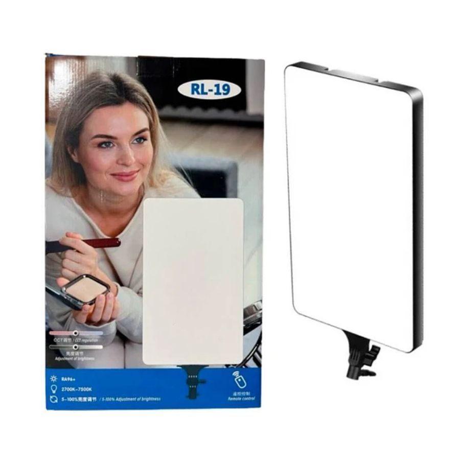Panel De Luz LED Con Trípode Ajustable Y Control Remoto RL-19-2