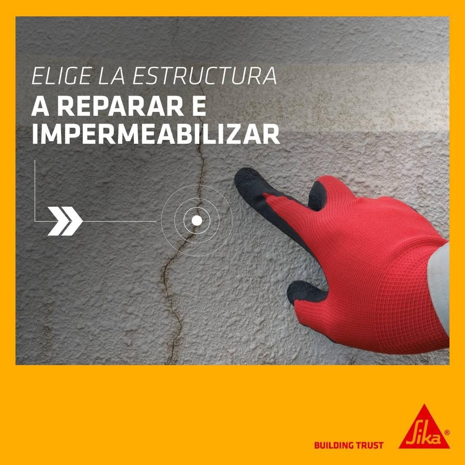 SIKALISTO MIX-A MULTIUSO - Mortero de sellado y Reparación, Sac 5Kg-6