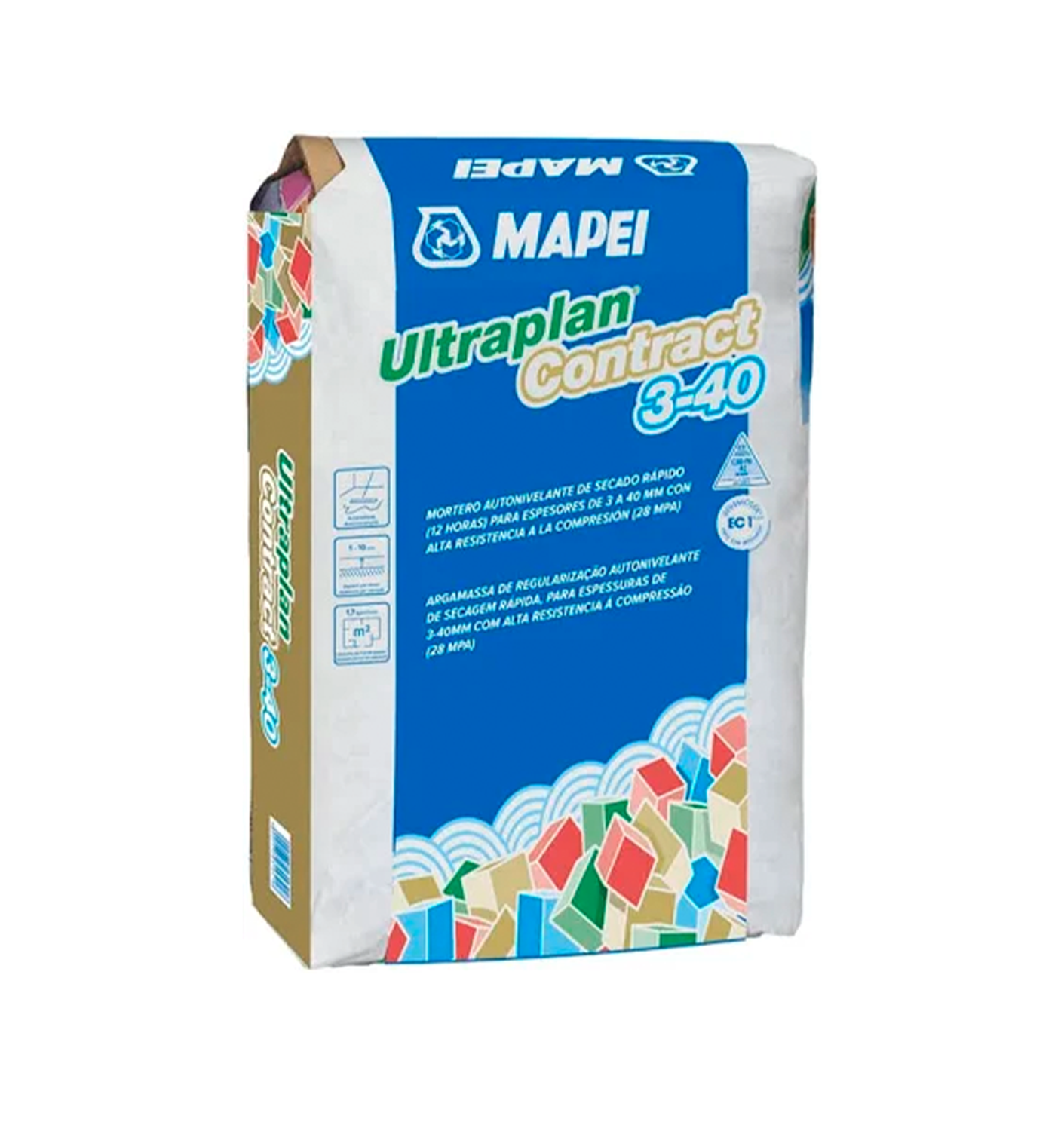 ULTRAPLAN CONTRACT 3-40 BAGS - Mortero autonivelante, Saco 20 KG-0