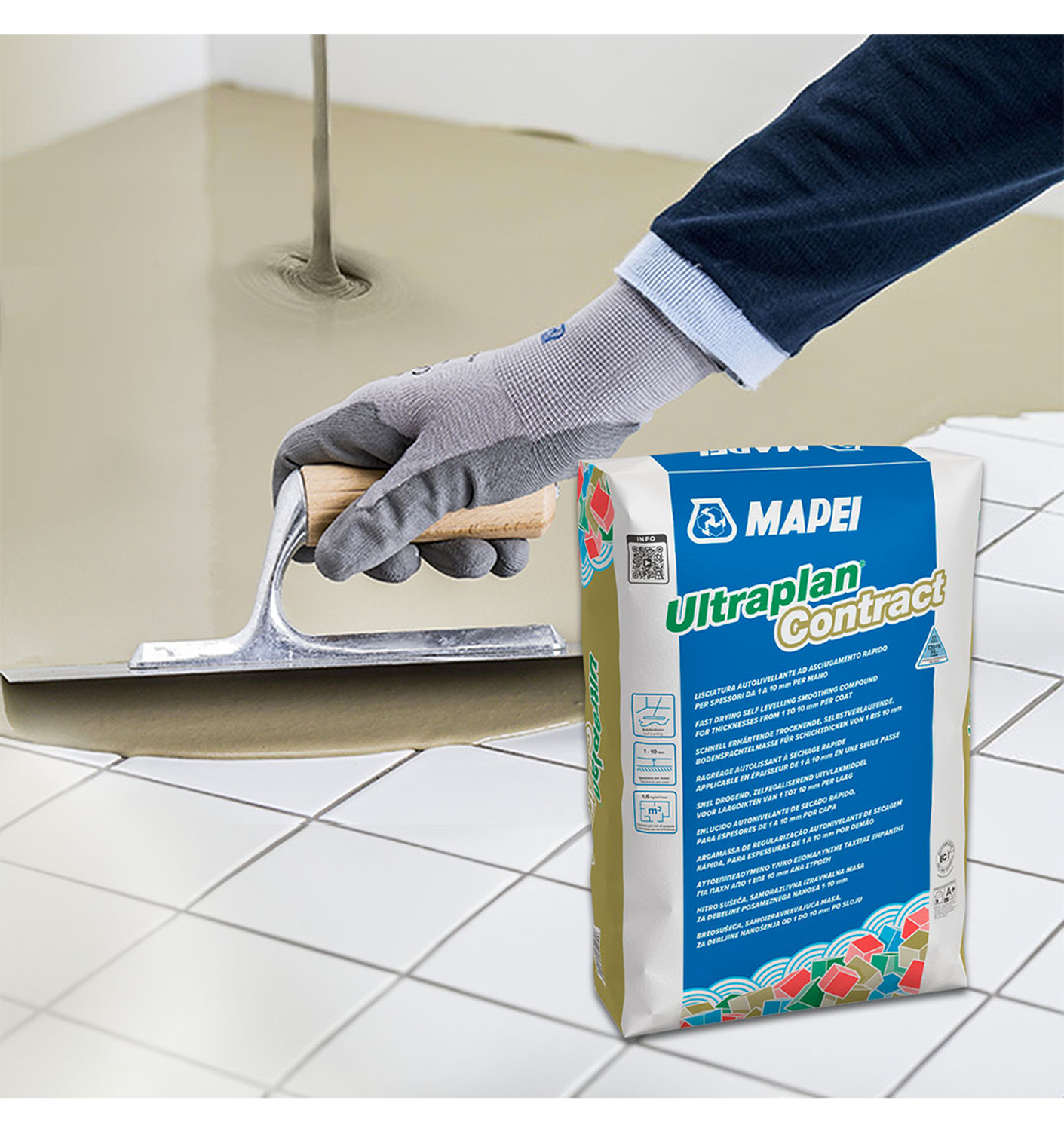 ULTRAPLAN CONTRACT 3-40 BAGS - Mortero autonivelante, Saco 20 KG-1