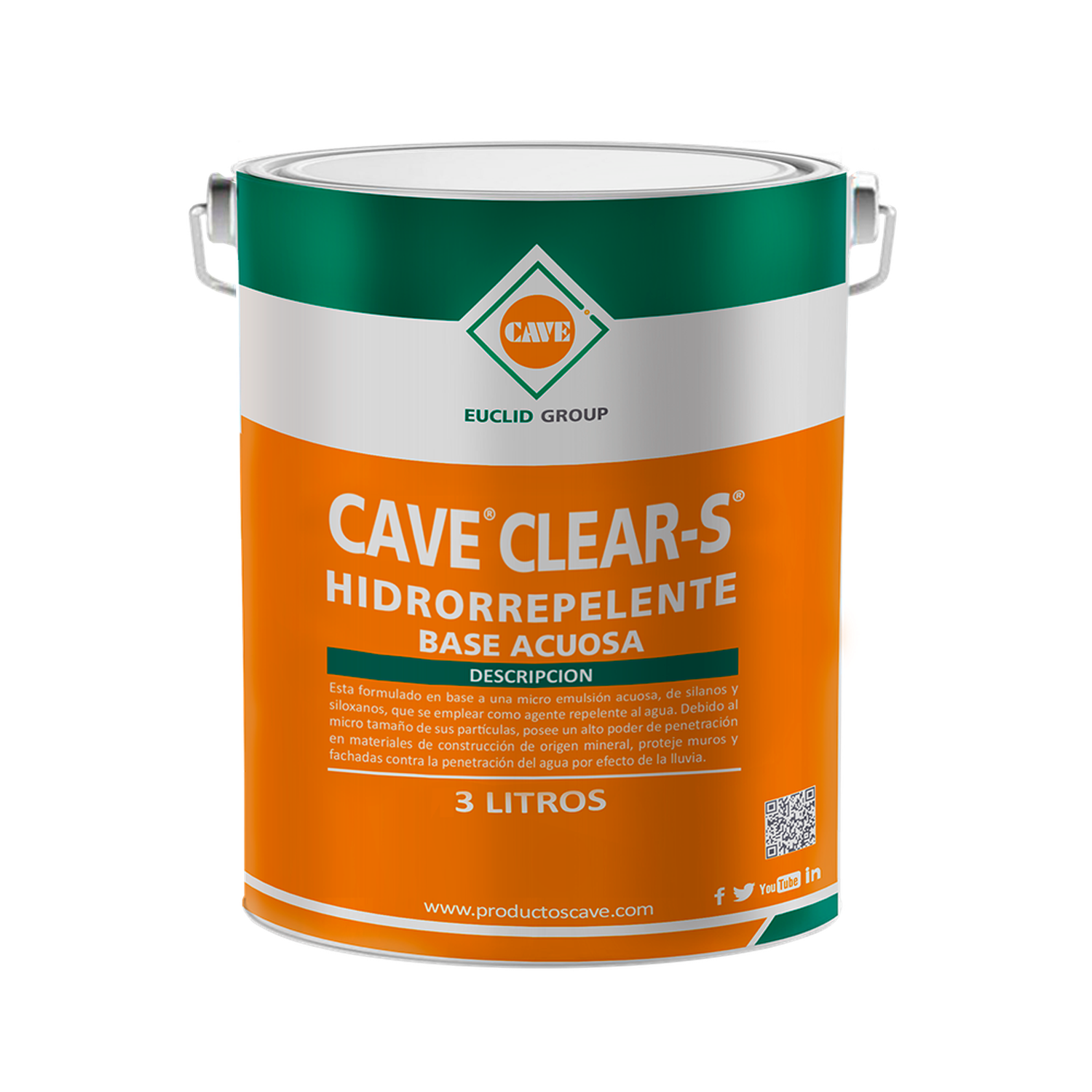 CAVE CLEARS S - Hidrorepelente transparente Galon 3 lt-0