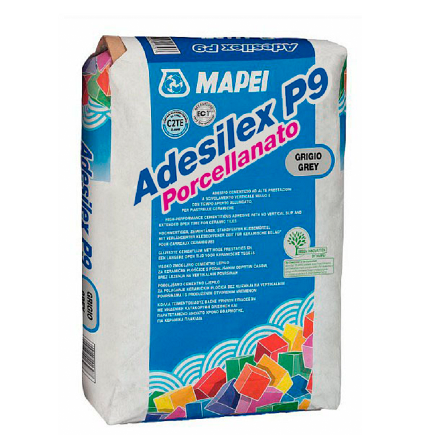 ADESILEX P9 PORCELLANATO - Adhesivo cementicio, Saco 25Kg-0