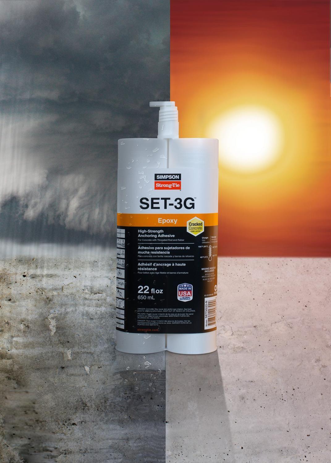 SET-3G - Adhesivo epoxi de alta resistencia, Cartucho Doble 650ML-2