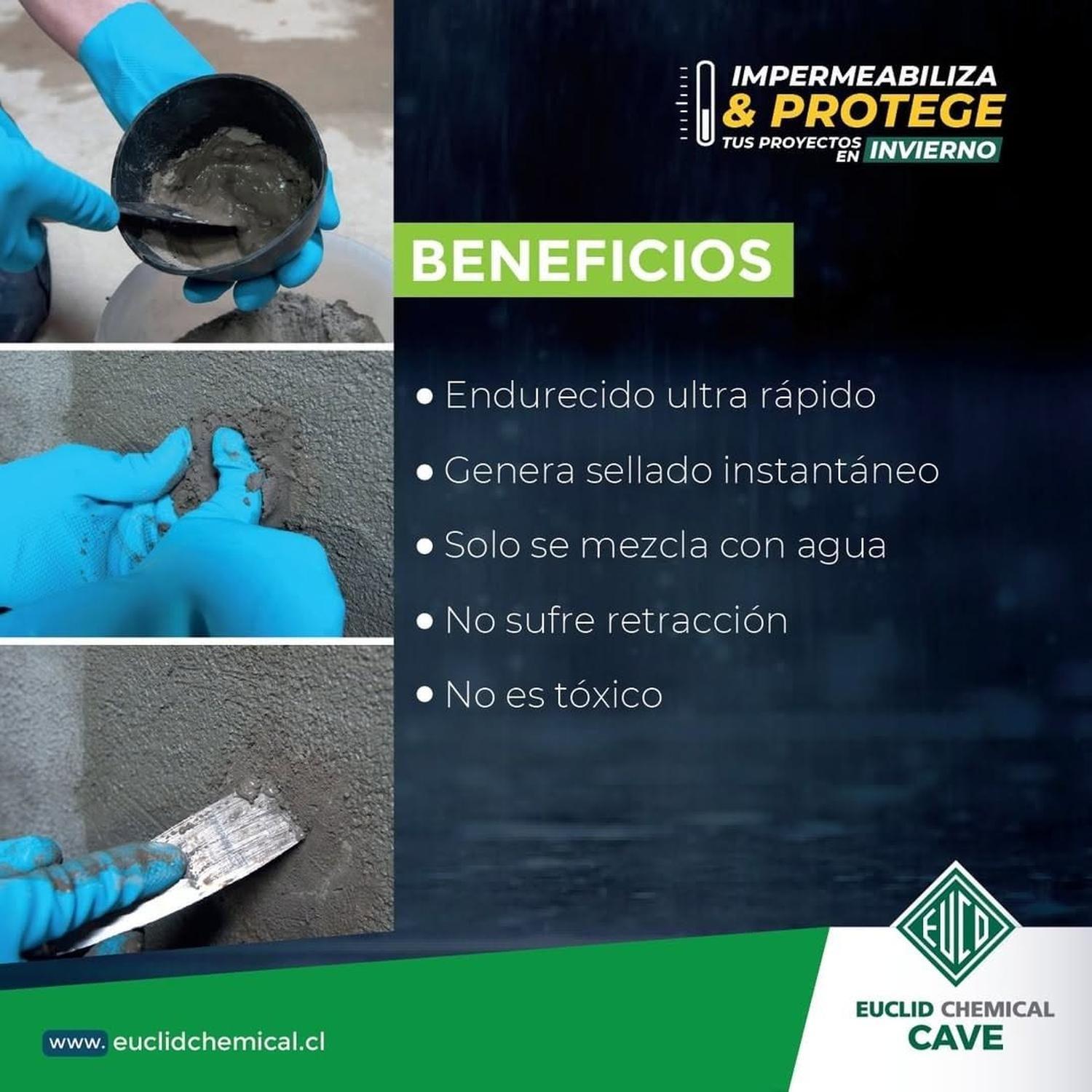 CAVE II PLUG - Sello hidraulico Tineta 14 kg-1