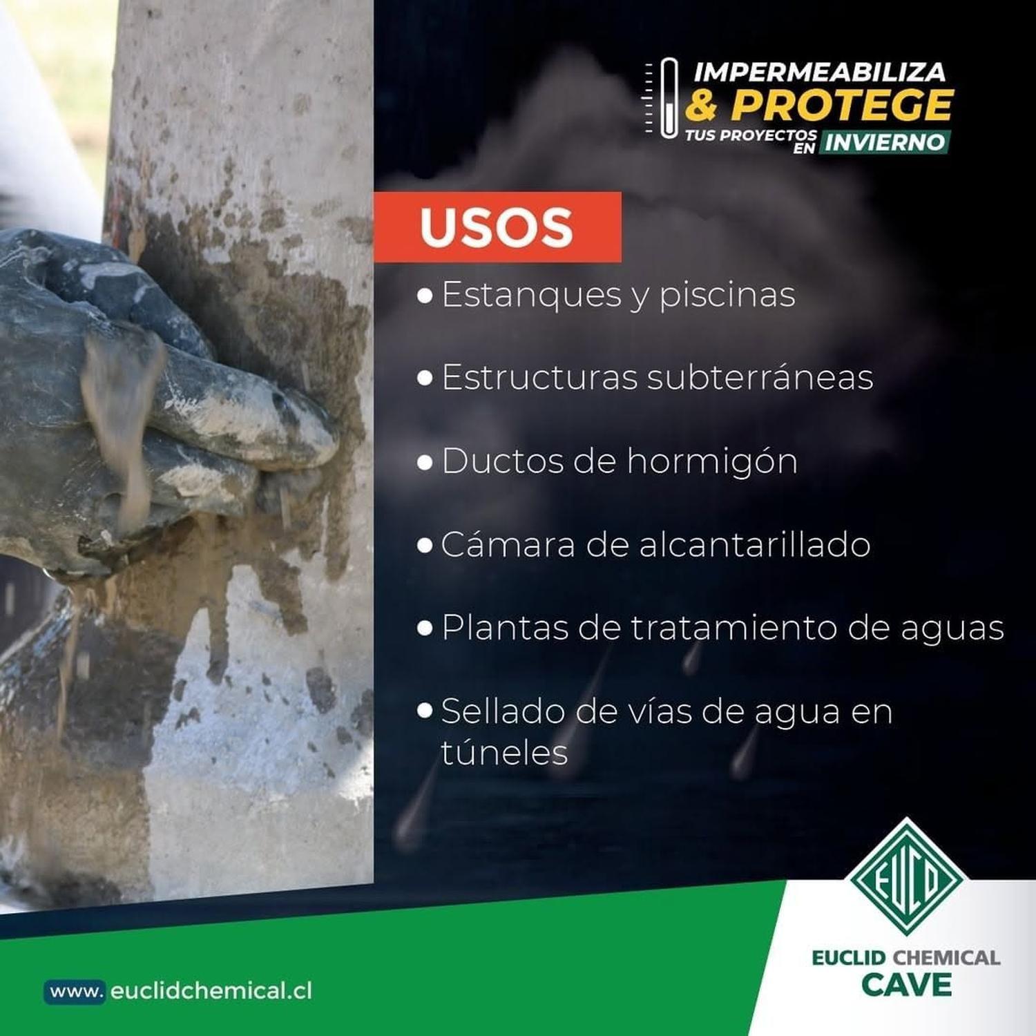CAVE II PLUG - Sello hidráulico Saco 20 kg-2