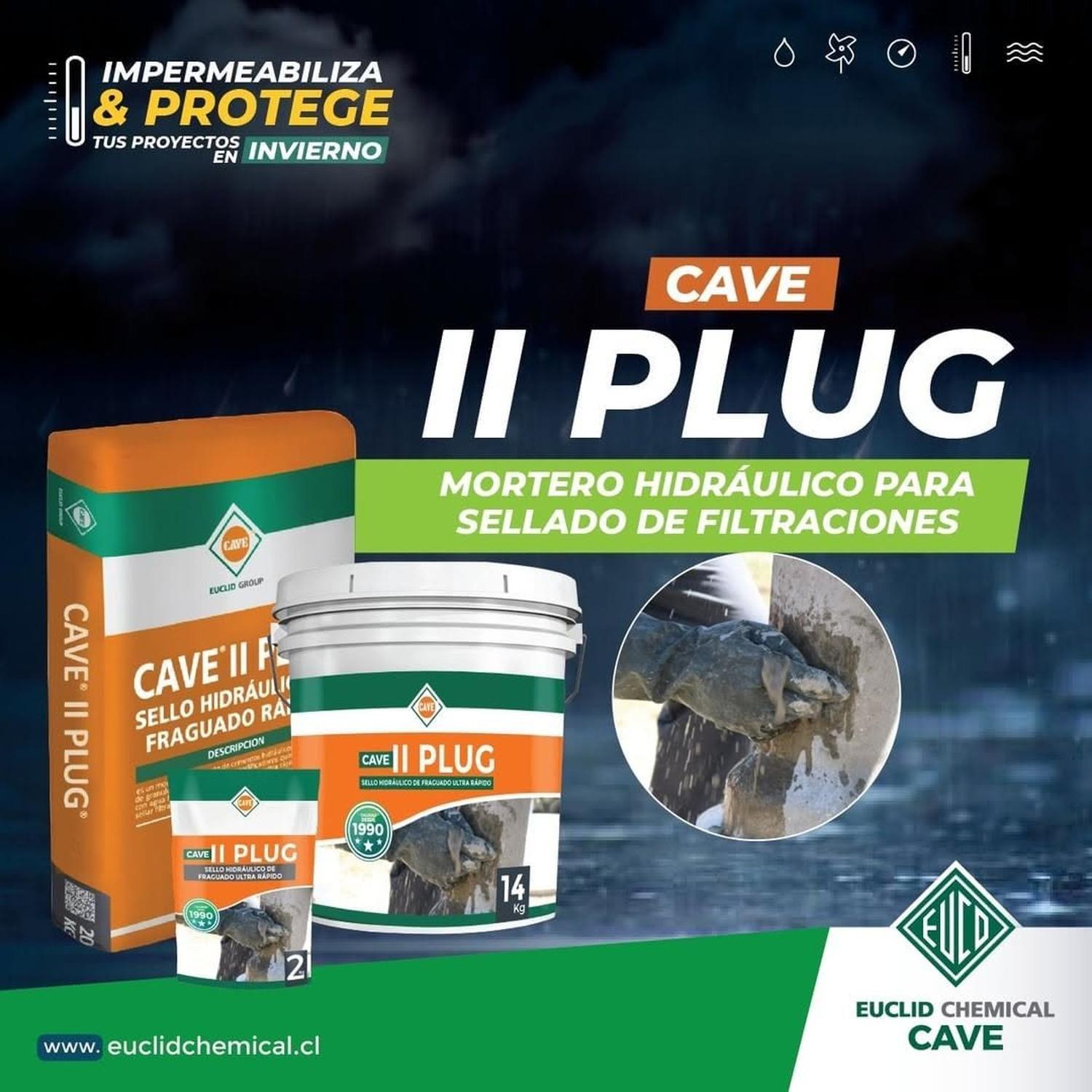 CAVE II PLUG - Sello hidráulico Saco 20 kg-3