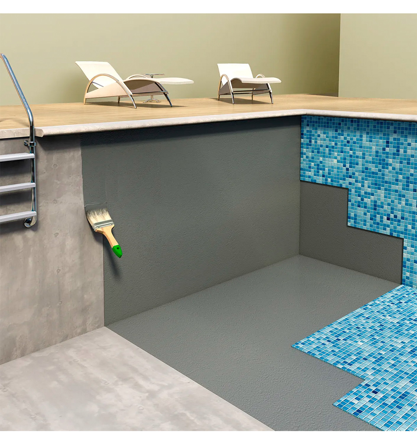 SIKATOP 107 FLEX - Impermeabilizante Cementicio Flexible, Juego 20Kg-4