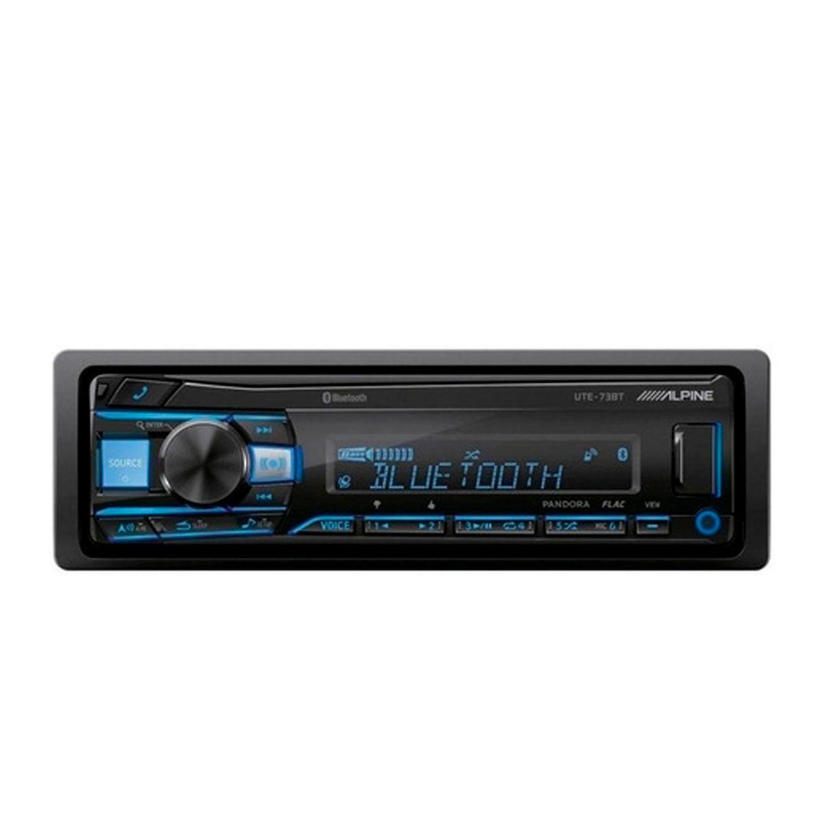 RADIO PARA AUTO UTE-73BT MP3 WAV FLAC BLUETOOH-0