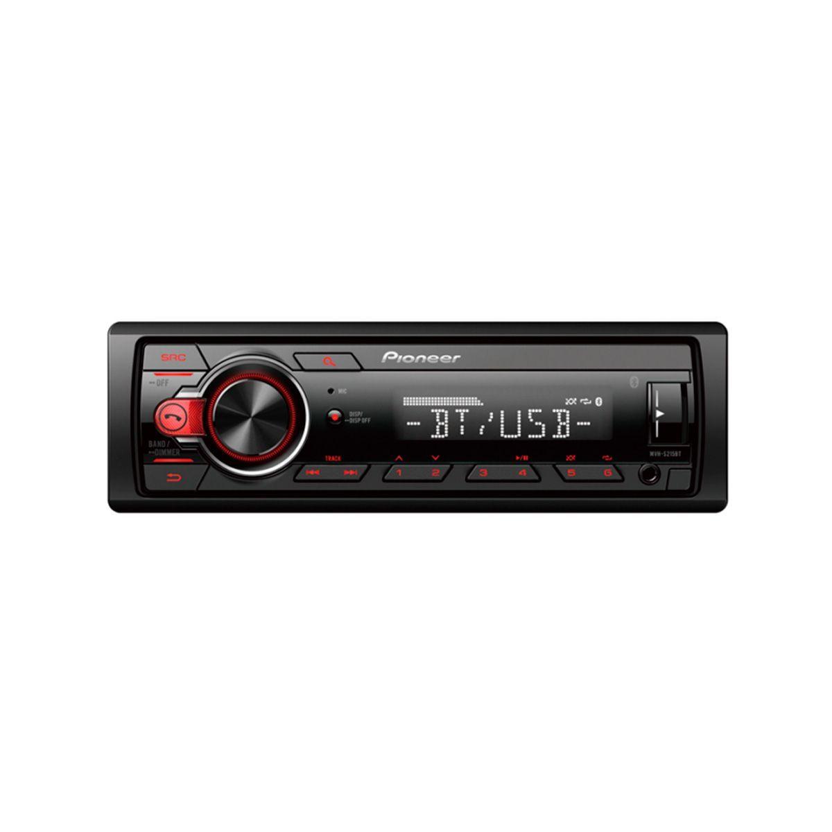RADIO PARA AUTO MVH-S215BT MP3 MWA WAV USB AUX-0