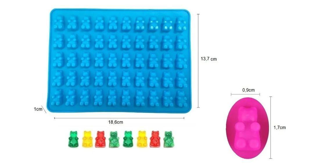 Molde De Silicona Ositos Moldes Silicona Repostería 50 Osito Molde De Repostería De Silicona Molde-2