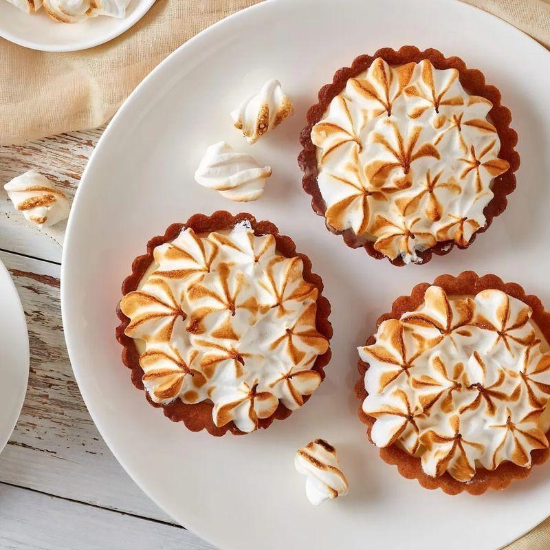 Pack 12 Moldes Tartaleta Molde Redondo Color Negro molde para tartaletas -3