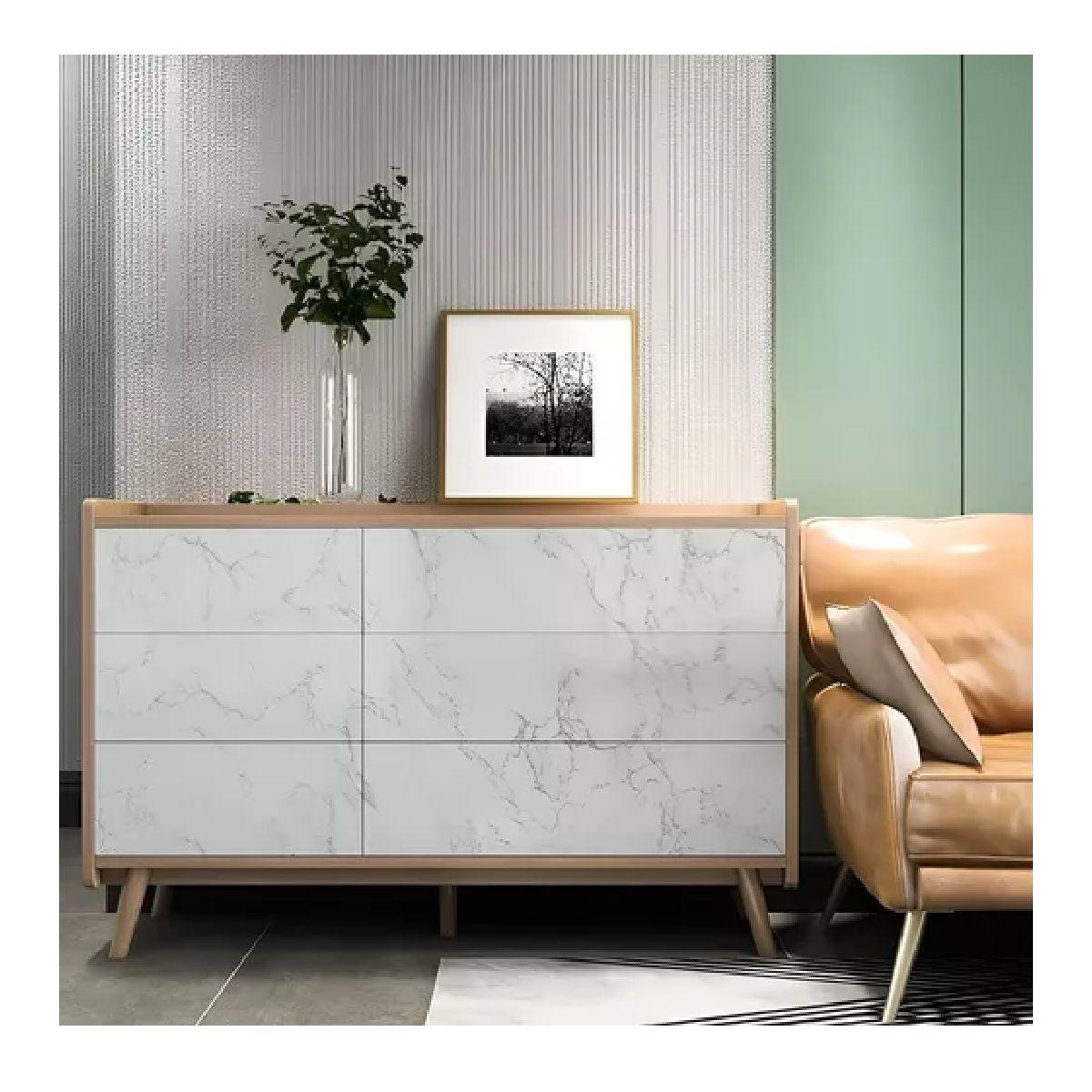 2 Papel Mural Pvc Autoadhesivo Papel Para Pared 10mts Marmol-6