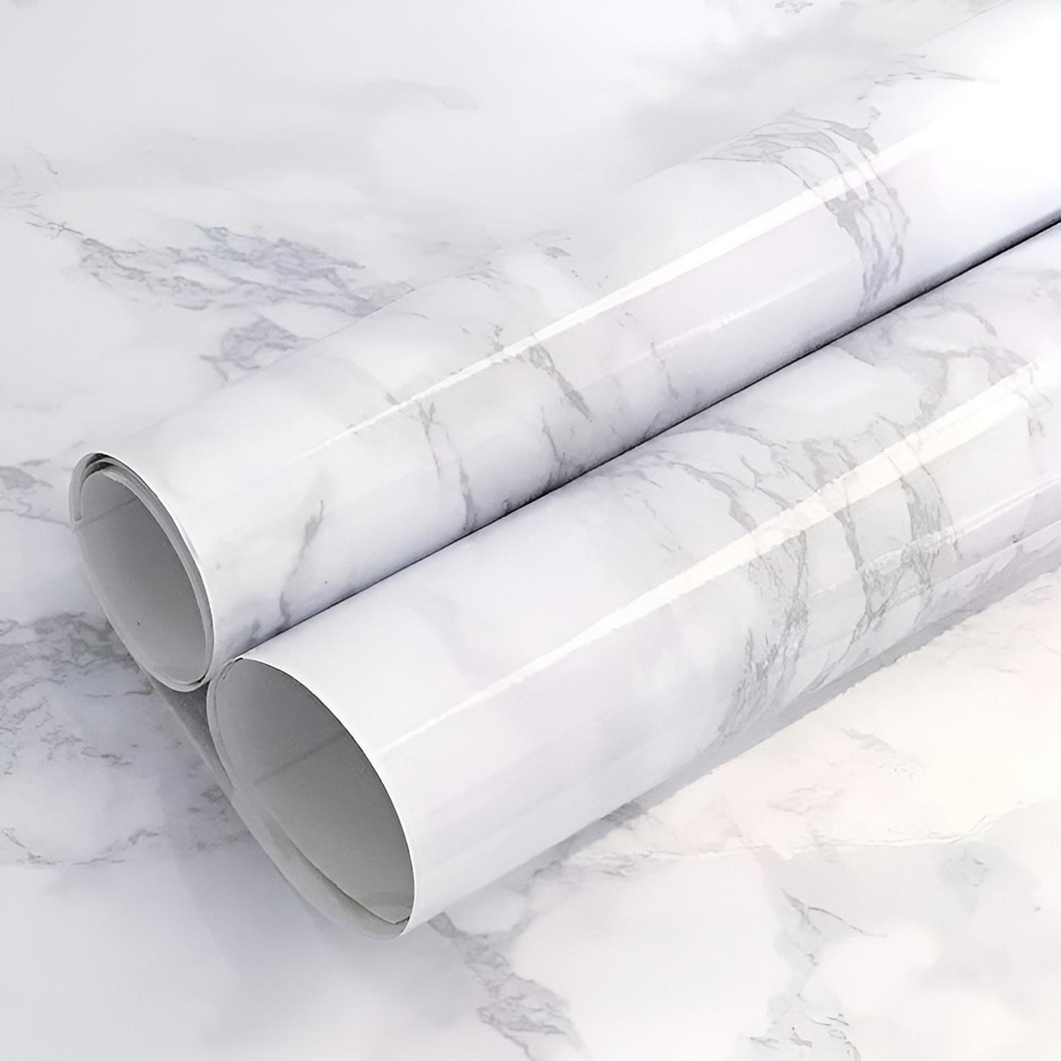 2 Papel Mural Pvc Autoadhesivo Papel Para Pared 10mt Marmol Beige-7