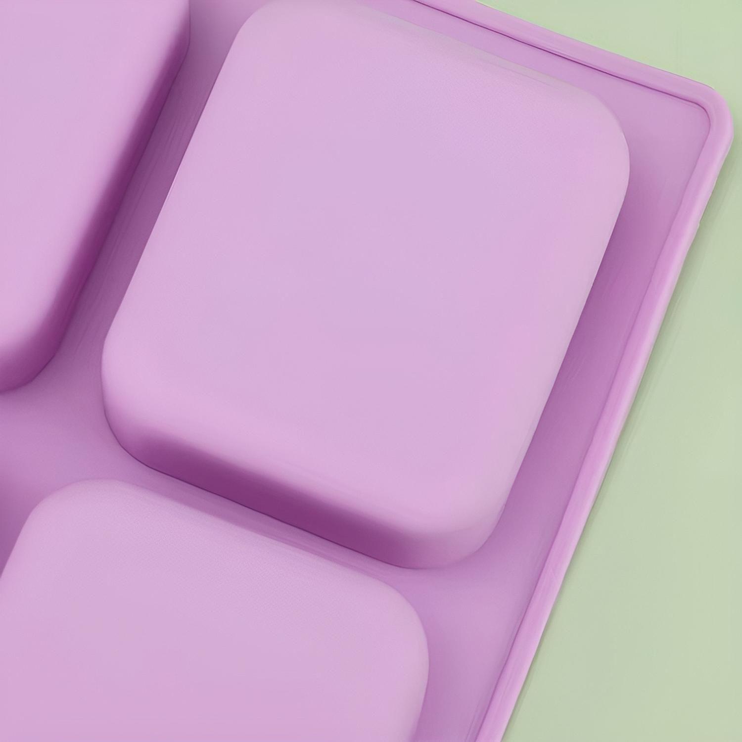 Moldes Para Jabones Barra Molde Silicona Reposteria 6cav-5