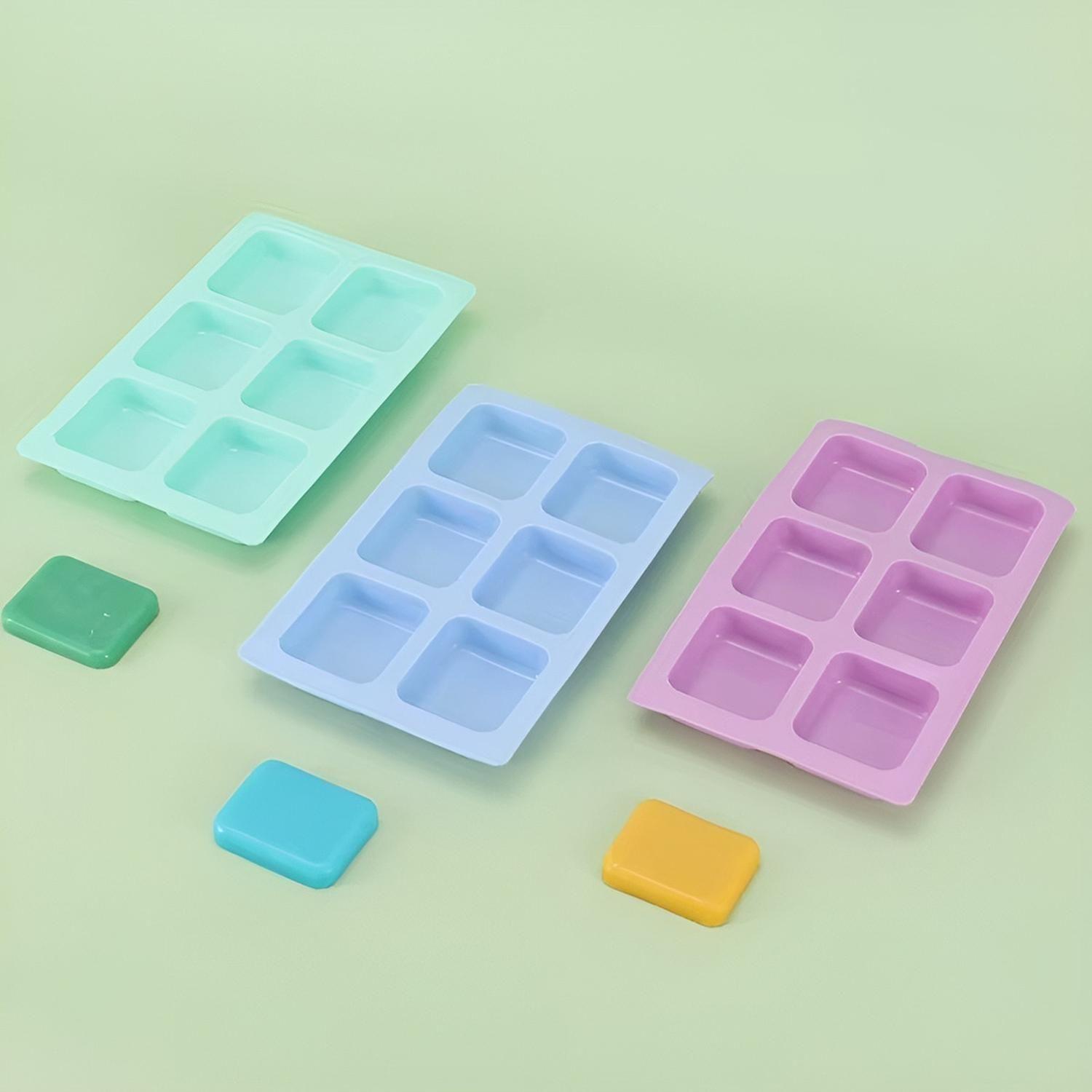 Moldes Para Jabones Barra Molde Silicona Reposteria 6cav-6