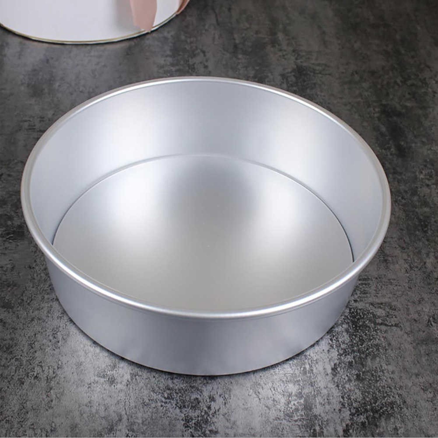 Molde Torta Molde Queque Molde Aluminio Moldes Torta 26x10cm Gris-6
