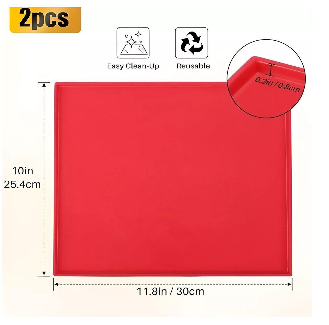 X2 Silpat Tapete De Silicona Para Hornear Brazo De Reina 30cm Lamina Silpat Antiadherente Reposteria-2