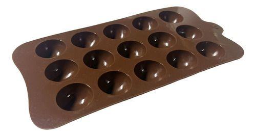 X3 Moldes De Chocolate Moldes Chocolate Silicona 15 Esfera-4
