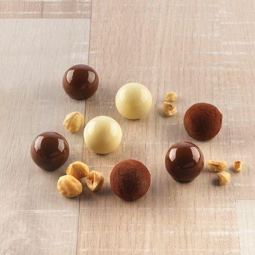 X3 Moldes De Chocolate Moldes Chocolate Silicona 15 Esfera-6