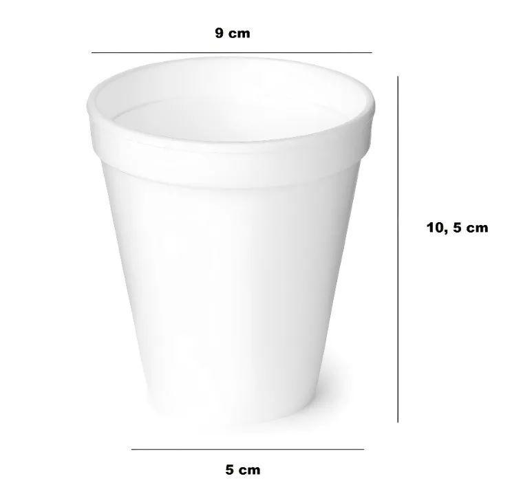 25 Vasos Desechables de Plumavit Termico Vaso Cafe 10oz-2