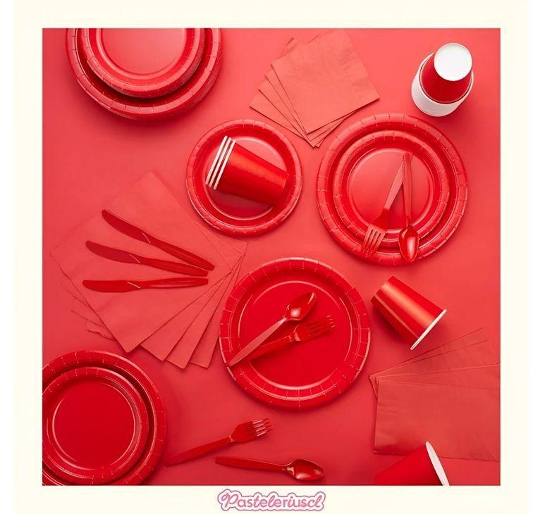 X20 Vajilla De Cumpleaños Servilleta Vaso Platos Desechables-6