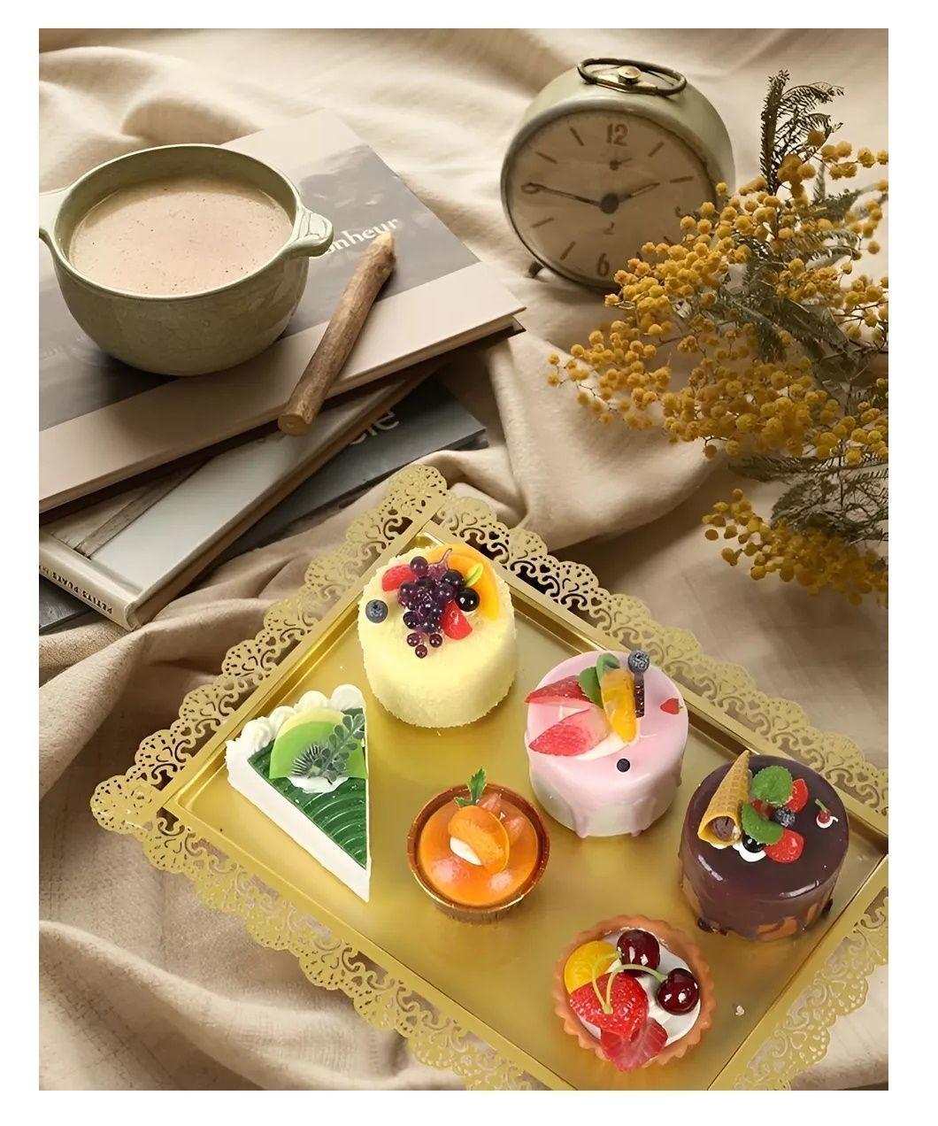 Set 7 Base Torta Porta Cupcakes Bases Para Tortas Exhibicion-4