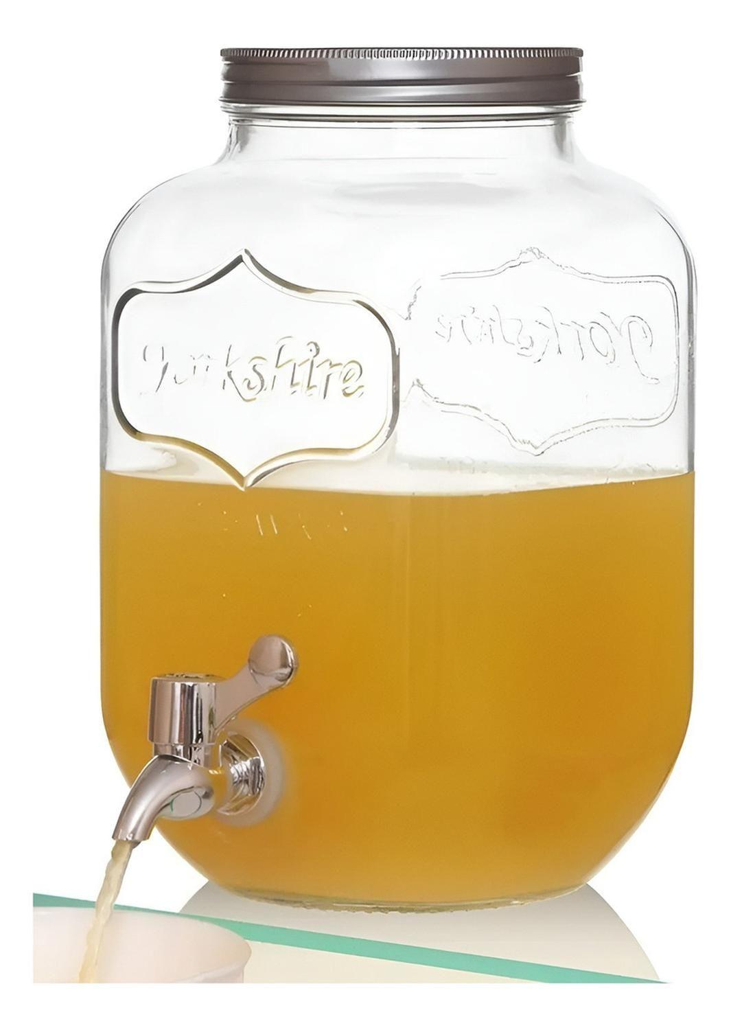 Jarro Para Jugos Dispensador De Bebidas Jarro De Vidrio 5l-4