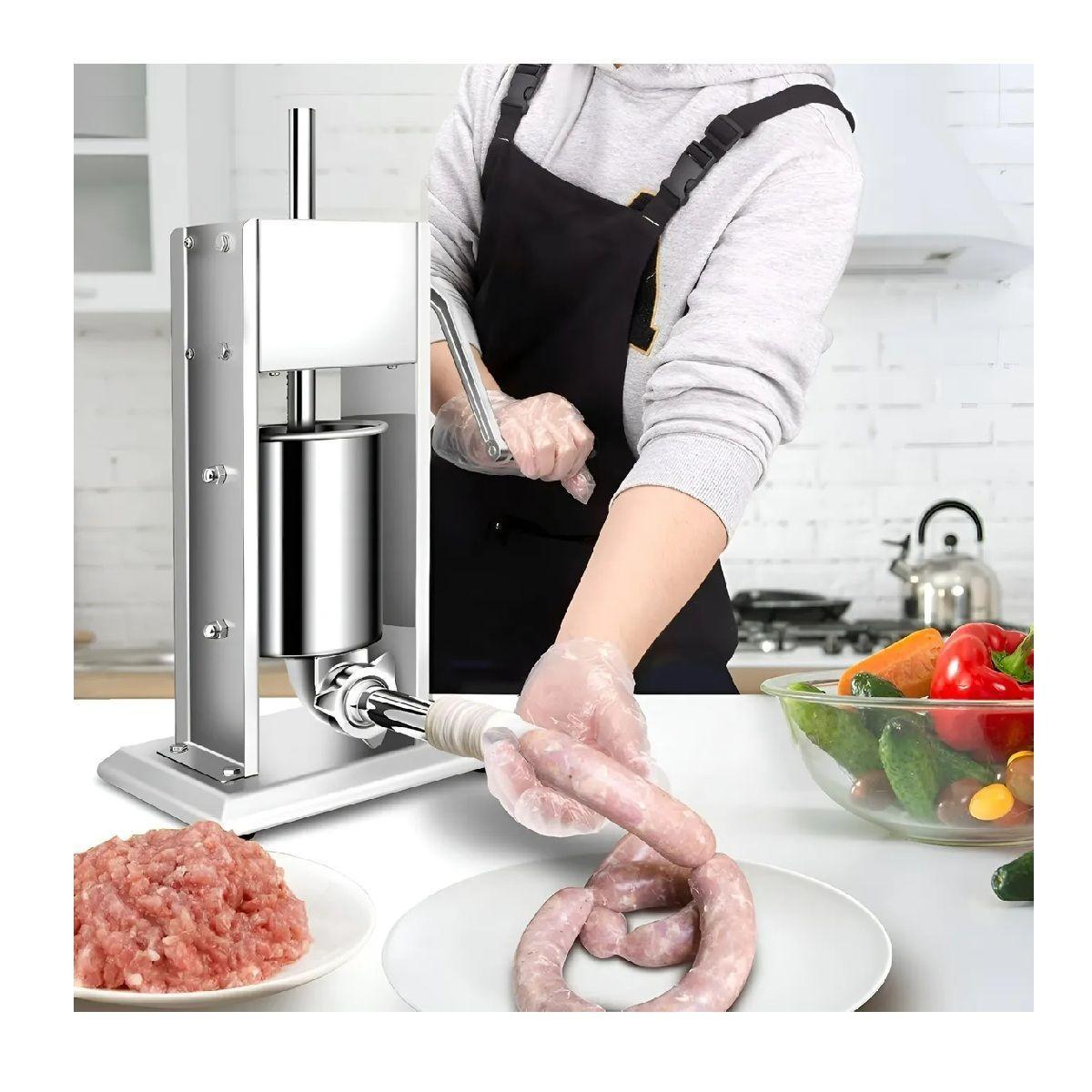 Embutidora Vertical Acero Inoxidable Embutidoras Manual 7l-3