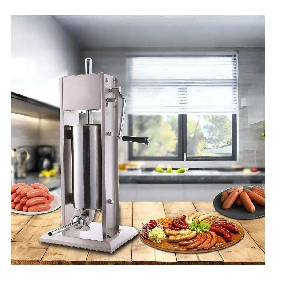 Embutidora Vertical Acero Inoxidable Embutidoras Manual 7l-4