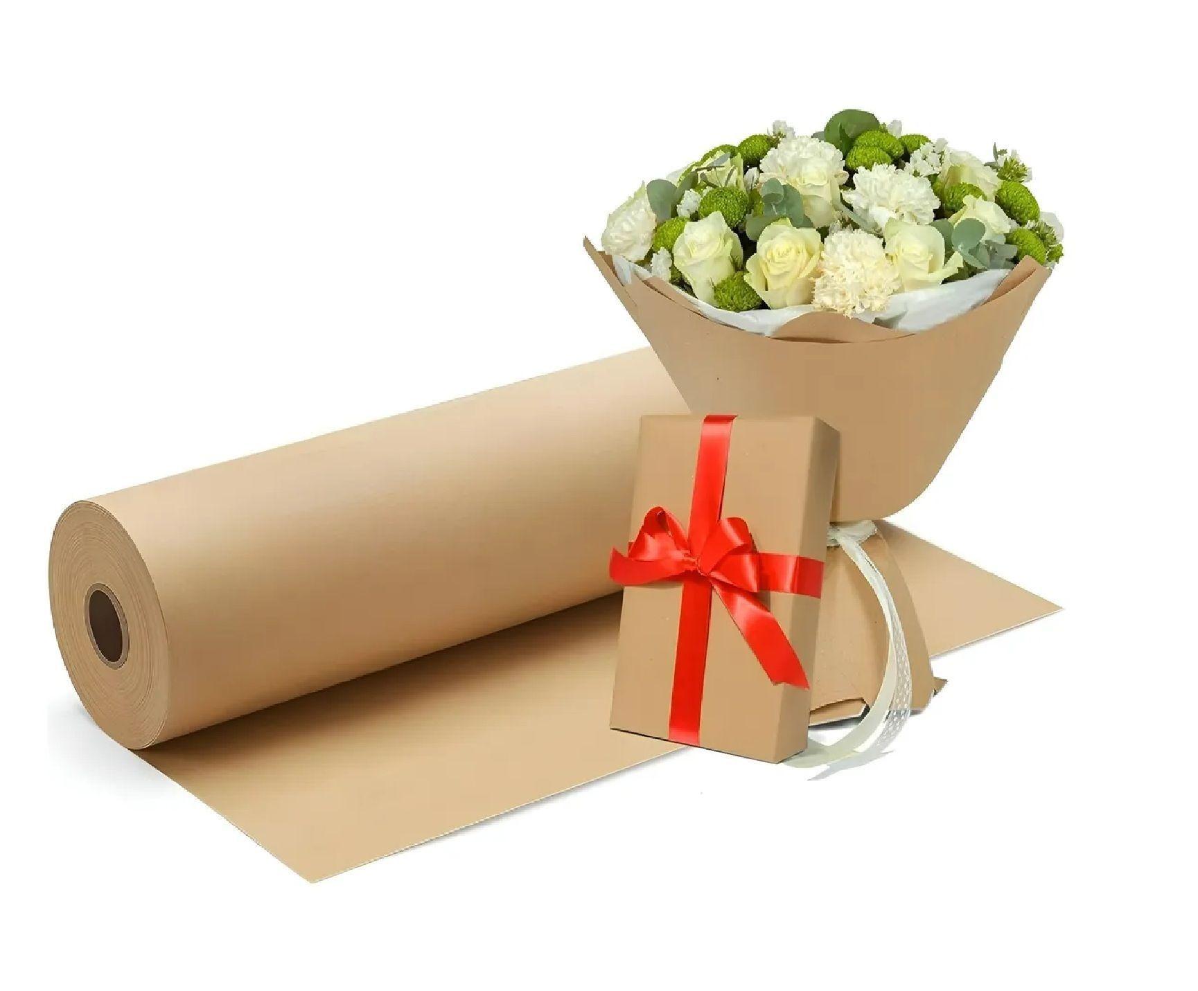 Rollo Papel Rollo Papel Kraft Rollo Papel Embalaje 40x230mts Rollo De Papel Kraft Para Manualidades-0