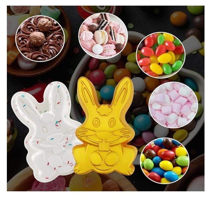 Molde Conejo De Pascua Molde Silicona Molde Chocolate Conejo-3